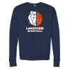Thumbnail image for  Bella + Canvas Navy Fleece Crew