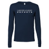 Thumbnail image for  Bella + Canvas Navy Jersey Cotton Long Sleeve T Shirt