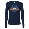 Thumbnail image for  Bella + Canvas Navy Jersey Cotton Long Sleeve T Shirt