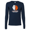 Thumbnail image for  Bella + Canvas Navy Jersey Cotton Long Sleeve T Shirt