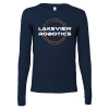 Thumbnail image for  Bella + Canvas Navy Jersey Cotton Long Sleeve T Shirt