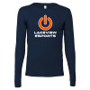 Thumbnail image for  Bella + Canvas Navy Jersey Cotton Long Sleeve T Shirt