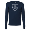 Thumbnail image for  Bella + Canvas Navy Jersey Cotton Long Sleeve T Shirt