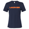 Thumbnail image for  Bella + Canvas Womens Navy Relaxed Cotton T Shirt