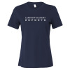 Thumbnail image for  Bella + Canvas Womens Navy Relaxed Cotton T Shirt