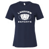 Thumbnail image for  Bella + Canvas Womens Navy Relaxed Cotton T Shirt