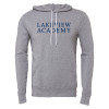 Thumbnail image for  Bella + Canvas Heather Grey Fleece Hood