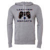 Thumbnail image for  Bella + Canvas Heather Grey Fleece Hood
