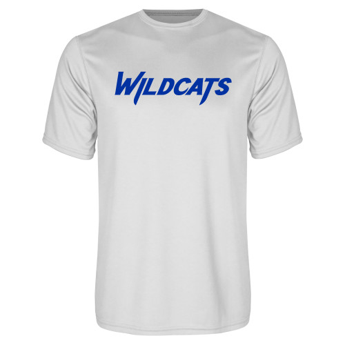  White Performance Tee - Wildcats