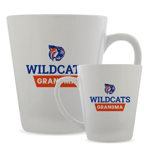  Full Color Latte Mug 12oz - Wildcats Grandma
