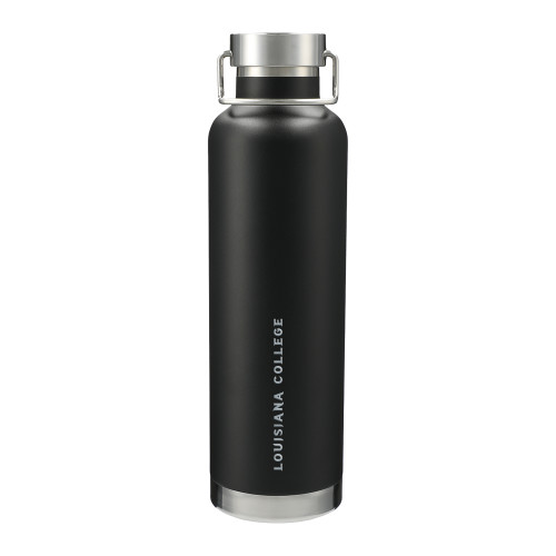  Thor Copper Vacuum Insulated Black Bottle 32oz - Louisiana College Engraved