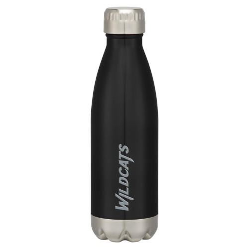  Swig Stainless Steel Black Bottle 16oz - Wildcats Engraved