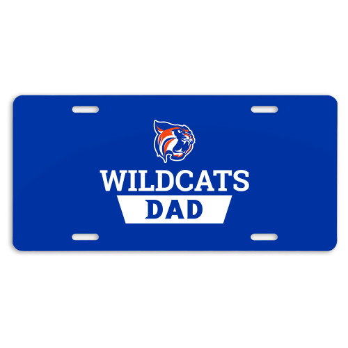 License Plate - Wildcats Dad