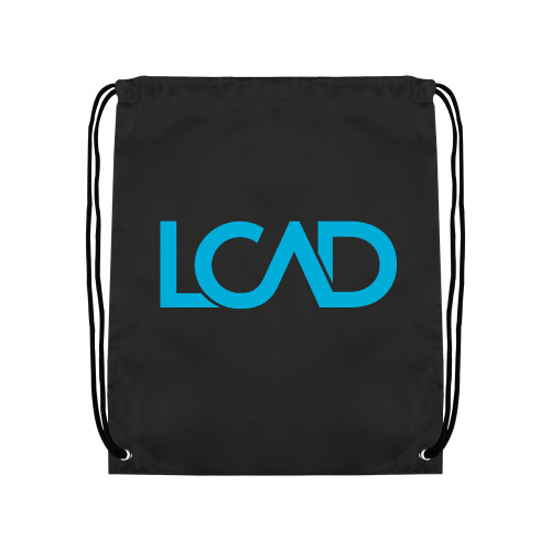  Black Drawstring Backpack - Primary Mark