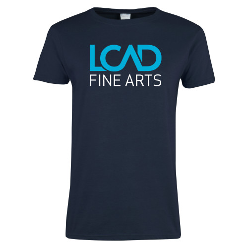  Womens Short Sleeve Navy Tee - Fine Arts
