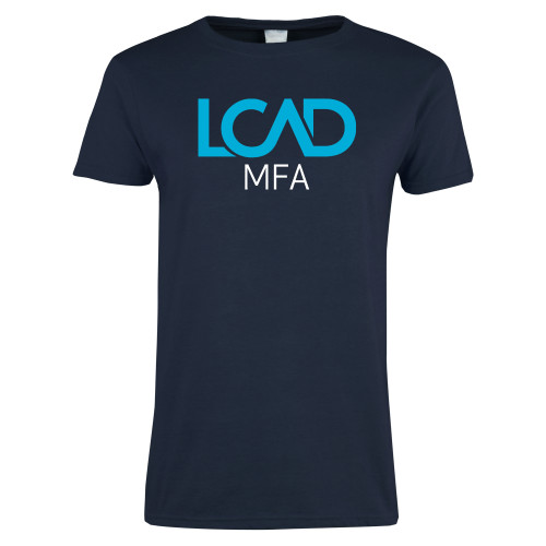  Womens Short Sleeve Navy Tee - MFA