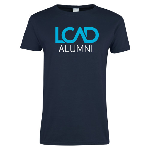  Womens Short Sleeve Navy Tee - Alumni