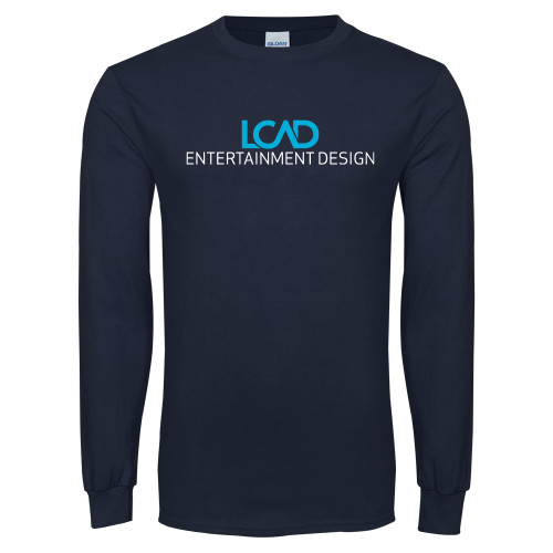  Navy Long Sleeve T-Shirt - Entertainment Design