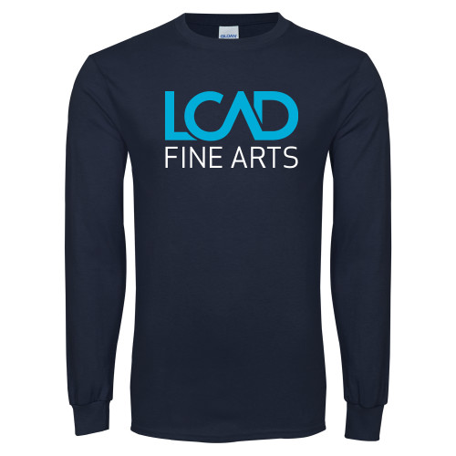  Navy Long Sleeve T-Shirt - Fine Arts