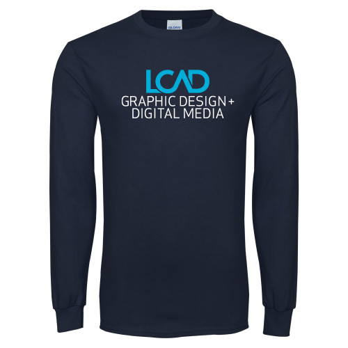  Navy Long Sleeve T-Shirt - Graphic Design + Digital Media