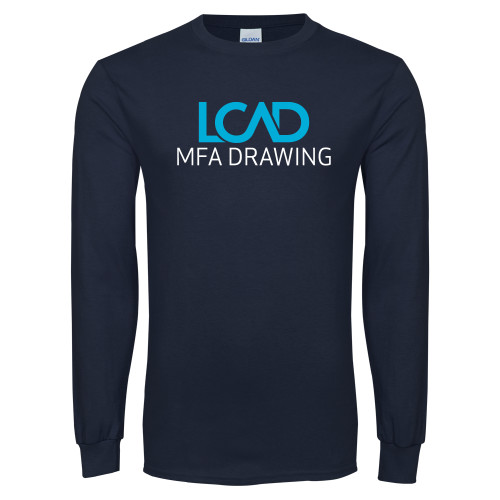  Navy Long Sleeve T-Shirt - MFA Drawing