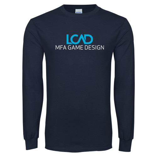  Navy Long Sleeve T-Shirt - MFA Game Design