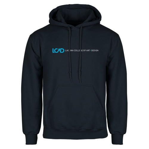  Navy Fleece Hoodie - Centered Lock Up