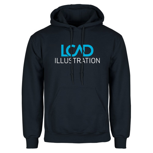  Navy Fleece Hoodie - Illustration
