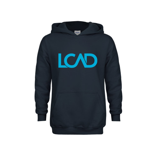  Youth Navy Fleece Hoodie - Primary Mark
