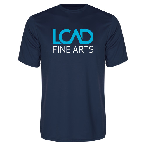  Navy Performance Tee - Fine Arts