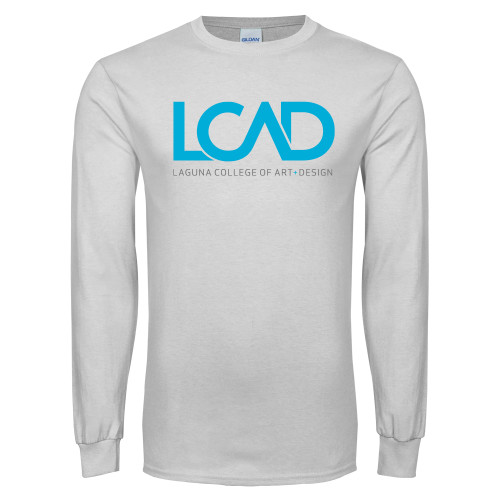  White Long Sleeve T Shirt - Full Mark