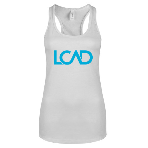 Next Level Racerback Tank White - Primary Mark