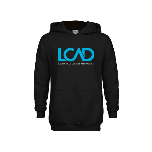  Youth Black Fleece Hoodie - Full Mark