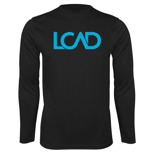  Black Performance Long Sleeve Shirt - Primary Mark