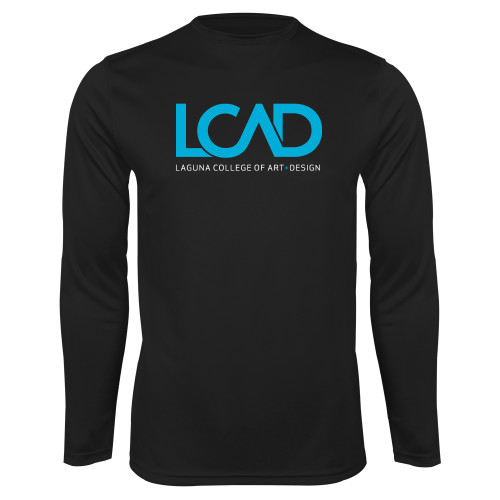  Black Performance Long Sleeve Shirt - Full Mark