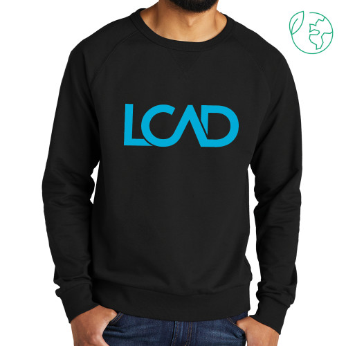  Allmade Black Organic French Terry Crewneck Sweatshirt - Primary Mark