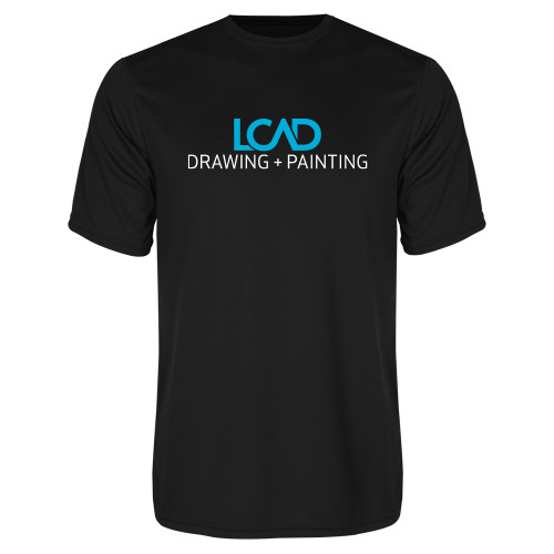  Black Performance Tee - Drawing + Painting
