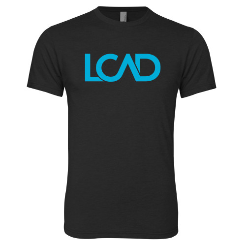  Next Level Black Triblend Tee - Primary Mark