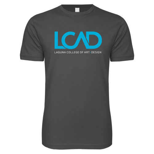  Next Level Charcoal SoftStyle T Shirt - Full Mark