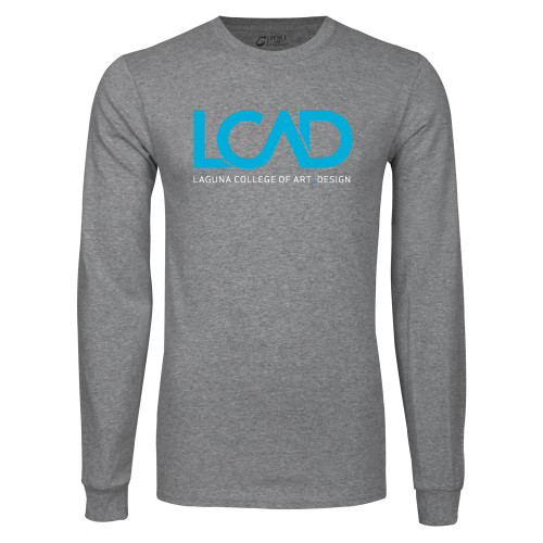  Grey Long Sleeve T Shirt - Full Mark