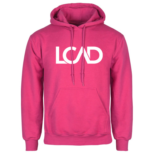  Womens Fuchsia Fleece Hoodie - Primary Mark