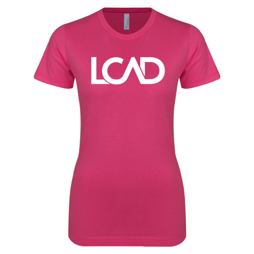 Main Image for  Next Level Womens Fuchsia Boyfriend Tee