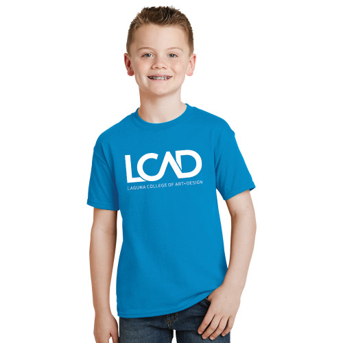  Youth Sapphire T Shirt - Full Mark