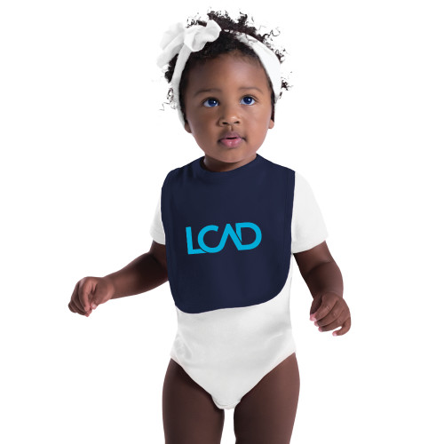  Navy Baby Bib - Primary Mark