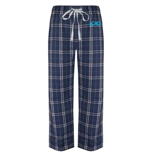  Navy/White Flannel Pajama Pant - Primary Mark