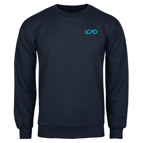  Navy Fleece Crew - Primary Mark