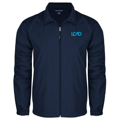  Navy Full Zip Wind Jacket - Primary Mark