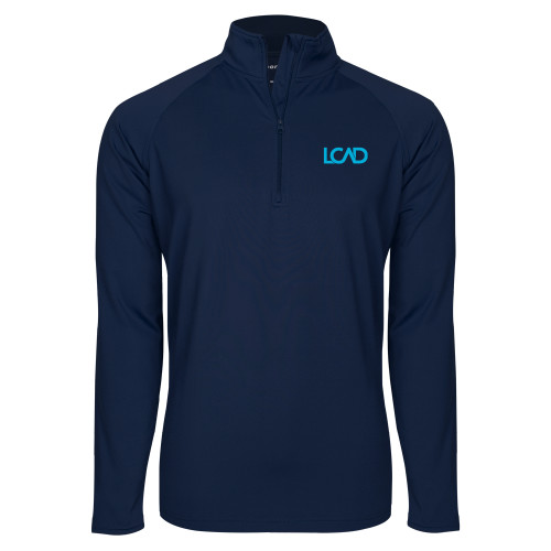  Sport Tek Navy Sport Wick Stretch 1/2 Zip Pullover - Primary Mark