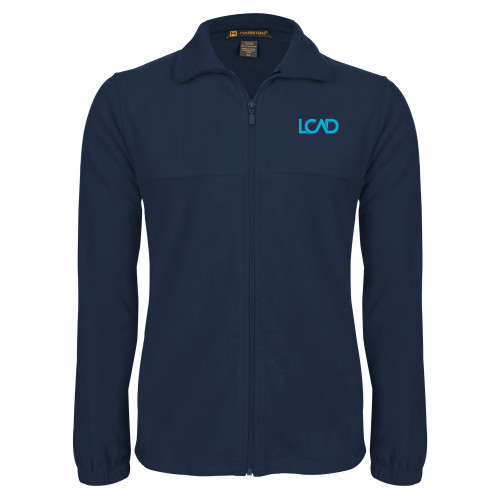  Navy Fleece Full Zip  Jacket - Primary Mark