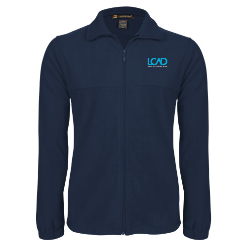  Navy Fleece Full Zip  Jacket - Full Mark